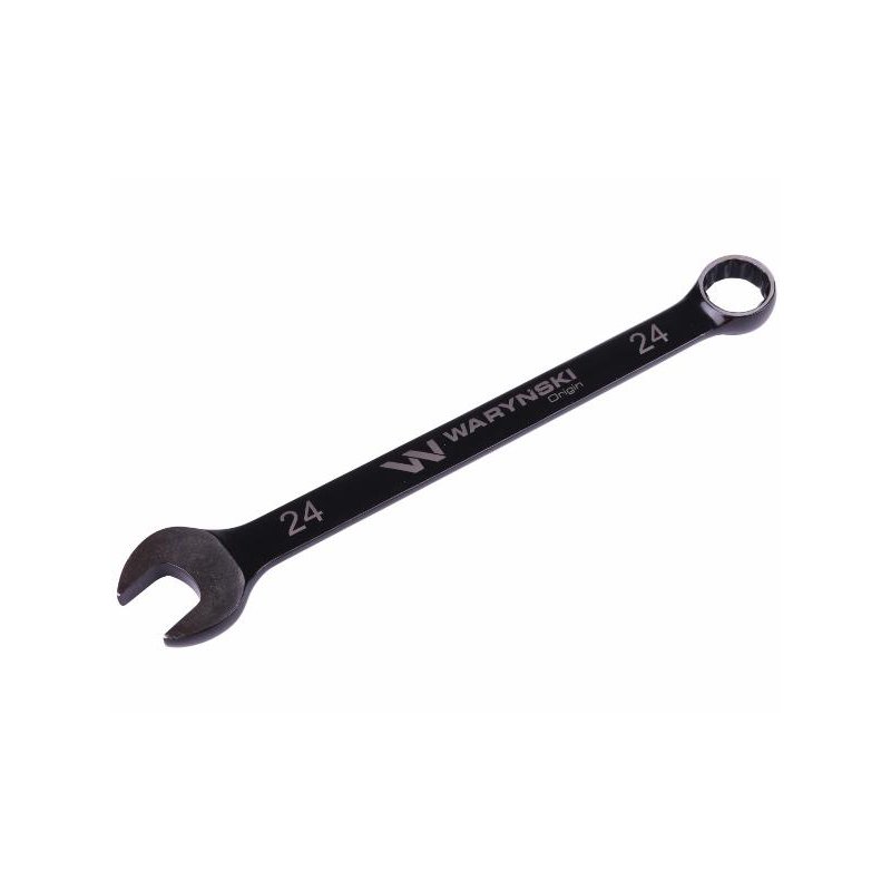 Klucz płasko-oczkowy 24 mm. CrV  standard ASME B107-2010 Waryński