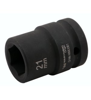 Nasadka udarowa sześciokątna 3/4". 21 mm. CrMo. DIN 3129. Waryński