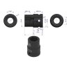 Nasadka udarowa sześciokątna 3/4". 21 mm. CrMo. DIN 3129. Waryński