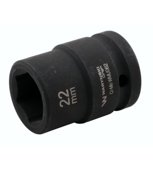 Nasadka udarowa sześciokątna 3/4". 22 mm. CrMo. DIN 3129. Waryński