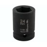 Nasadka udarowa sześciokątna 3/4". 24 mm. CrMo. DIN 3129. Waryński