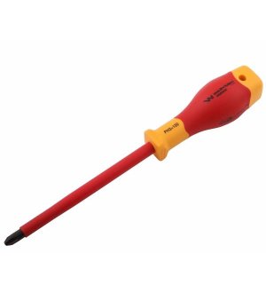 Wkrętak PH3 150 mm izolowany VDE stal S2, Waryński