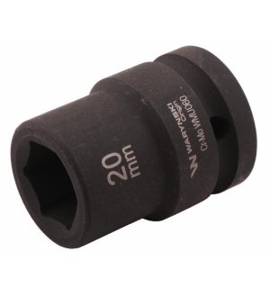 Nasadka udarowa sześciokątna 3/4". 20 mm. CrMo. DIN 3129. Waryński