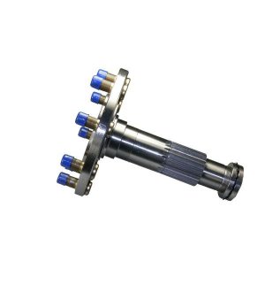 Wał koła ze szpilkami (2-ie nakrętki) C-360 Skropol