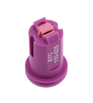 Rozpylacz dwustrumieniowy antyznoszeniowy wkładka ceramiczna fioletowy Dysza ATC ASJ ( sprzedawane po 20 )