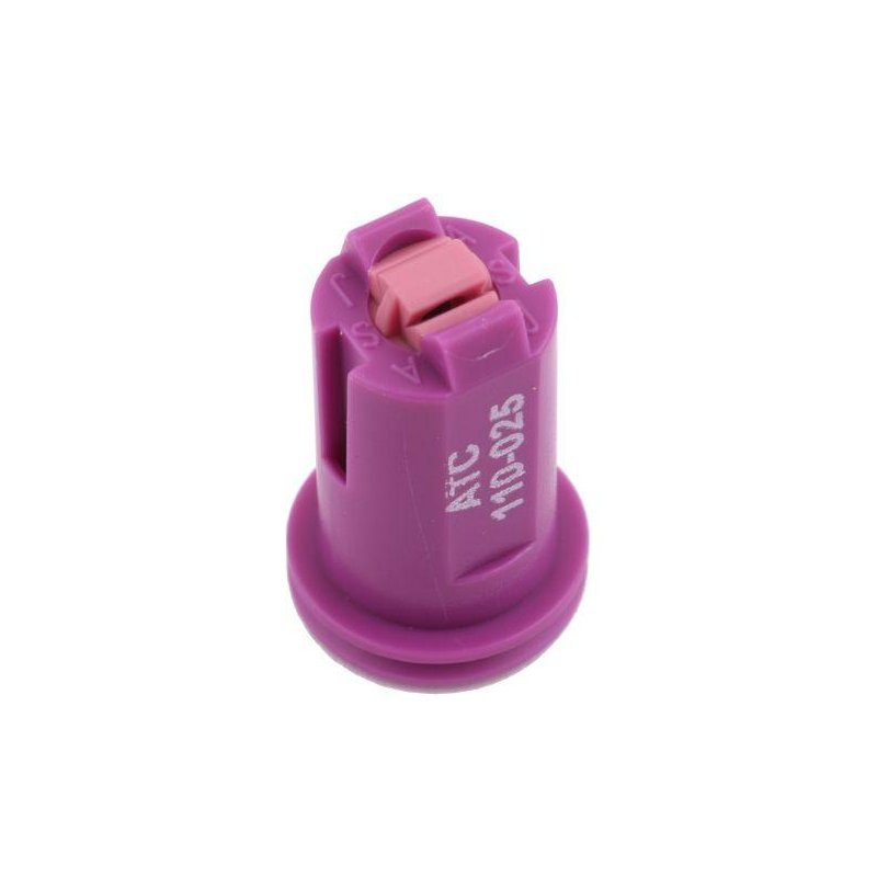 Rozpylacz dwustrumieniowy antyznoszeniowy wkładka ceramiczna fioletowy Dysza ATC ASJ ( sprzedawane po 20 )