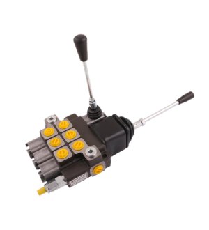 Rozdzielacz hydrauliczny 3-sekcyjny max przepływ 40L (2 sekcje x 1 dźwignia + 1 sekcja x 1 dźwignia) Waryński