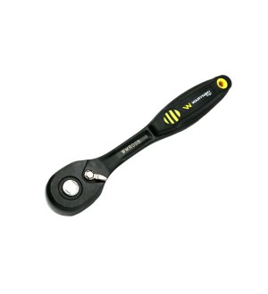 Grzechotka 1/4". 72T. odgięta. Waryński