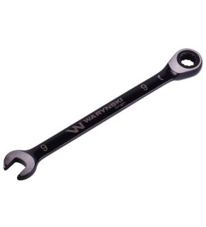 Klucz płasko-oczkowy 9 mm z grzechotką 72 zęby standard ASME B107-2010 Waryński