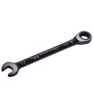 Klucz płasko-oczkowy 13 mm z grzechotką 72 zęby standard ASME B107-2010 Waryński