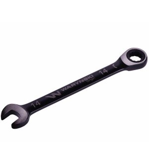 Klucz płasko-oczkowy 14 mm z grzechotką 72 zęby standard ASME B107-2010 Waryński