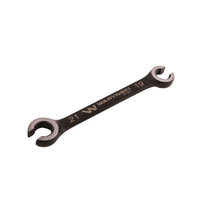 Klucz płasko oczkowy otwarty 21 x 19 Waryński
