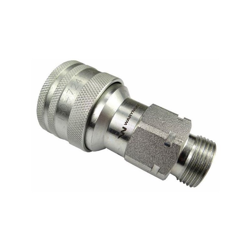 Szybkozłącze hydrauliczne gniazdo M22x1.5 gwint zewnętrzny EURO (9100822G) (ISO 7241-A) Waryński (opakowanie 50szt)