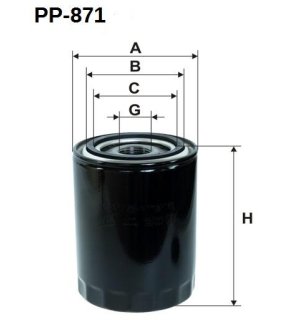 Filtr oleju PP-8.7.1 Sędziszów
