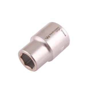 Nasadka sześciokątna 3/4". 17 mm. CrV50BV30. DIN 3124. Waryński