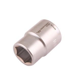 Nasadka sześciokątna 3/4". 22 mm. CrV50BV30. DIN 3124. Waryński