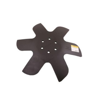 Talerz skrajny lewy Z-6 fi 460 mocowanie 6 / 100mm grubość 8mm zastosowanie KM060251 Bednar stal borowa Waryński