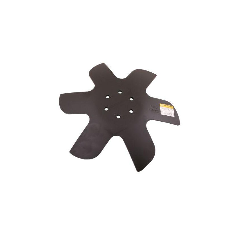 Talerz skrajny lewy Z-6 fi 460 mocowanie 6 / 100mm grubość 8mm zastosowanie KM060251 Bednar stal borowa Waryński