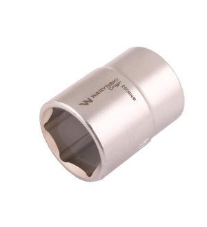 Nasadka sześciokątna 3/4". 29 mm. CrV50BV30. DIN 3124. Waryński