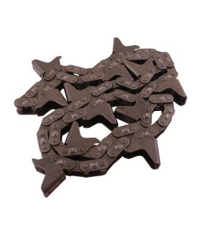 Łańcuch obrywacza kolb przystawki do kukurydzy zamknięty ze sworzniem chromowanym CA627 x 72A CPEF17 12 Laschen Geringhoff