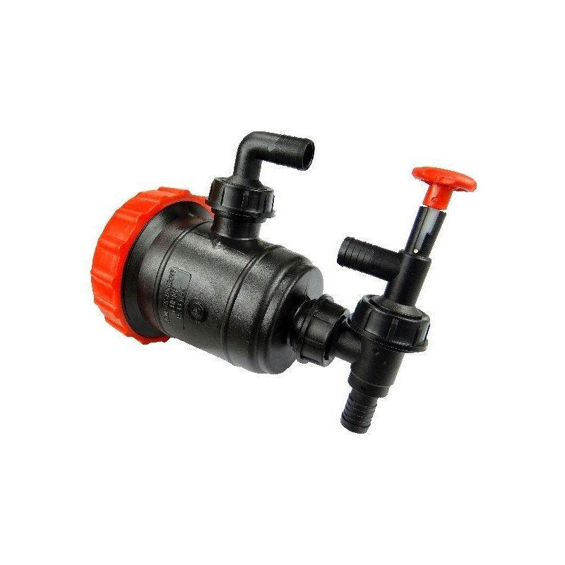 Filtr SS z zaworem spustowym z wyjściami na przewody fi 25 mm Opryskiwacz