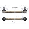 Drążek kierowniczy 963mm 02382758 WARYŃSKI