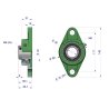 Oprawa łożyskowa UCFL206