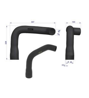 Przewód chłodnicy 3384380M1 WARYŃSKI