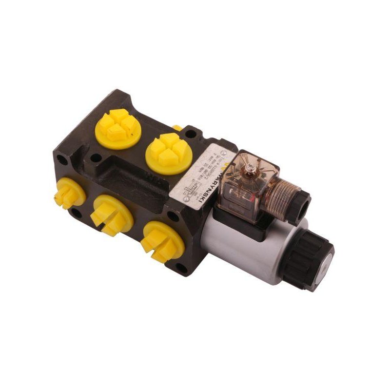 Dzielnik. zawór. elektrozawór kierunkowy elektromagnetyczny kontroli W-E12DVS6/2 (DVS6/50L) G1/2" 50L (24V DC) Waryński
