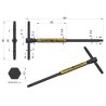 Klucz T ze spinnerem HEX 4.5 mm Waryński