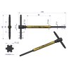 Klucz T ze spinnerem TORX T15 Waryński