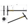 Klucz T ze spinnerem TORX T55 Waryński