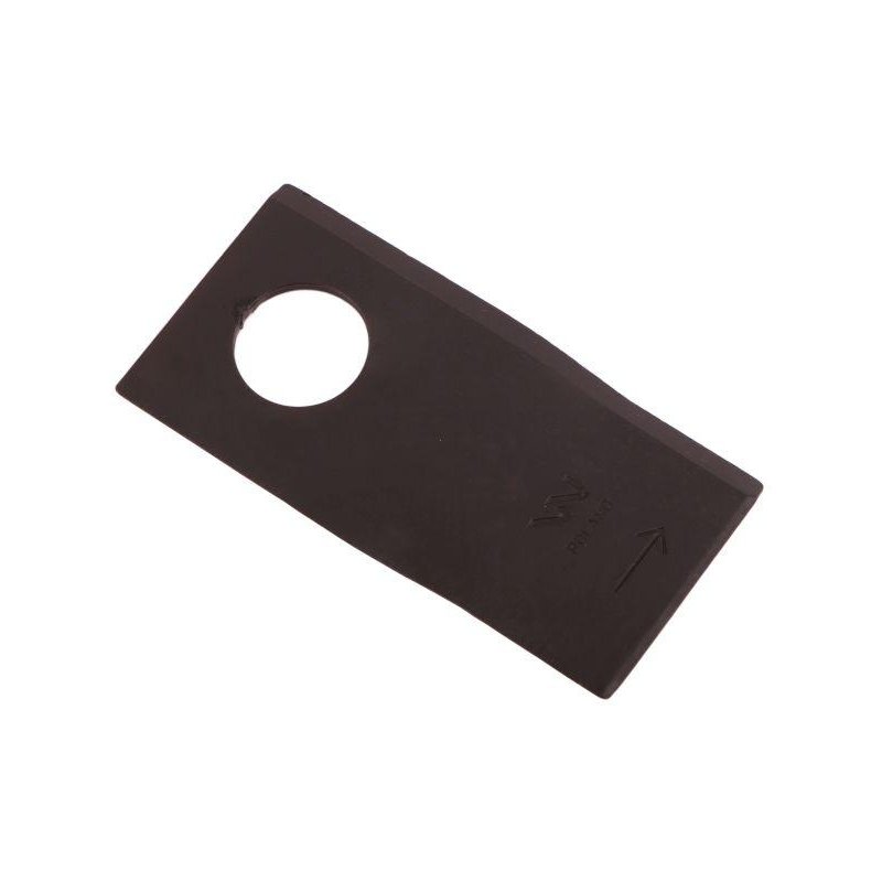 Nóż. nożyk kosiarka lewy 100x48x3mm otwór 23 zastosowanie T683L Mortl WARYŃSKI ( sprzedawane po 25 )