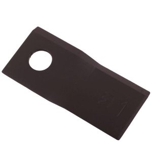 Nóż. nożyk kosiarka lewy 107x48x4mm otwór 18.5 zastosowanie 90261559 99361559 Vicon WARYŃSKI ( sprzedawane po 25 )