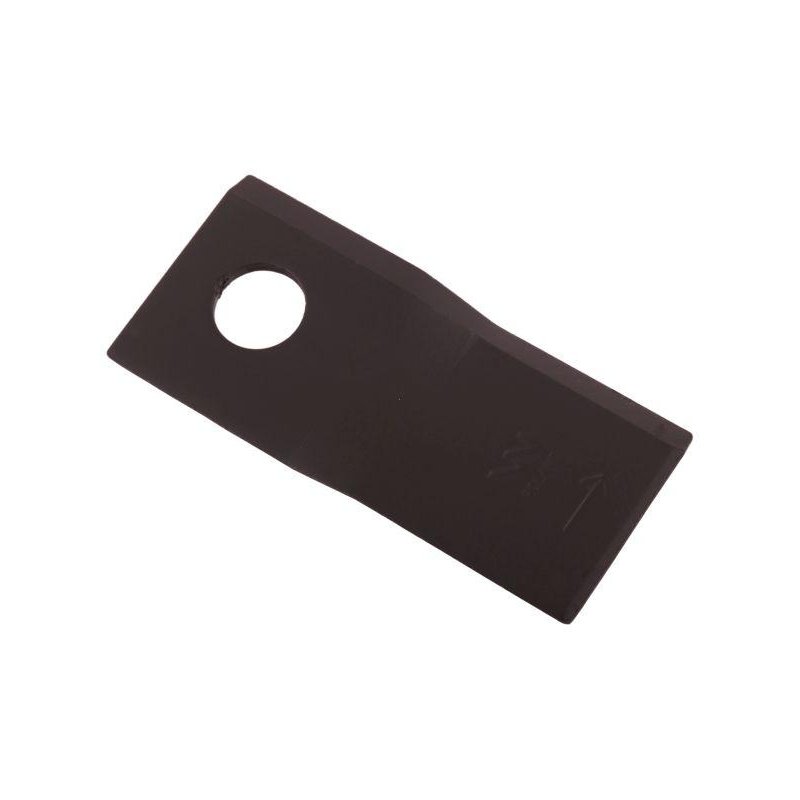 Nóż. nożyk kosiarka lewy 107x48x4mm otwór 18.5 zastosowanie 90261559 99361559 Vicon WARYŃSKI ( sprzedawane po 25 )