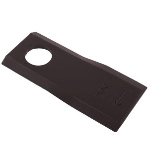 Nóż. nożyk kosiarka prawy 107x46x4mm otwór 21 WARYŃSKI ( sprzedawane po 25 )