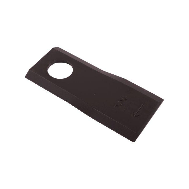 Nóż. nożyk kosiarka prawy 107x46x4mm otwór 21 WARYŃSKI ( sprzedawane po 25 )