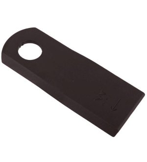 Nóż. nożyk kosiarka prawy 129.5x48x4mm otwór 21.2 zastosowanie 129MER Marangon WARYŃSKI ( sprzedawane po 25 )