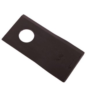 Nóż. nożyk kosiarka prawy 94x48x3mm otwór 19 zastosowanie 570410 Niemeyer Kverneland WARYŃSKI ( sprzedawane po 25 )