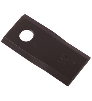 Nóż. nożyk kosiarka lewy 95x45x3.5mm otwór 16.25 zastosowanie CC20500 New Holland WARYŃSKI ( sprzedawane po 25 )