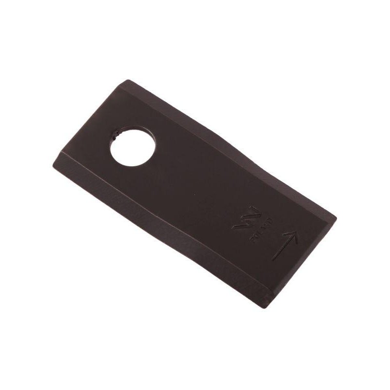 Nóż. nożyk kosiarka lewy 95x45x3.5mm otwór 16.25 zastosowanie CC20500 New Holland WARYŃSKI ( sprzedawane po 25 )