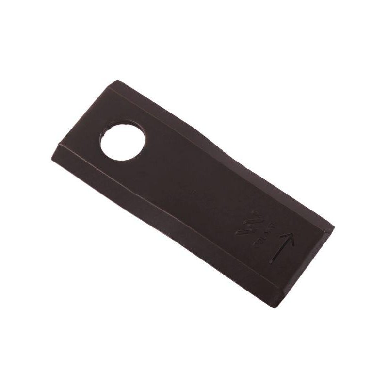 Nóż. nożyk kosiarka lewy 98x40x4mm otwór 16.2 zastosowanie DM-303 Claas WARYŃSKI ( sprzedawane po 25 )