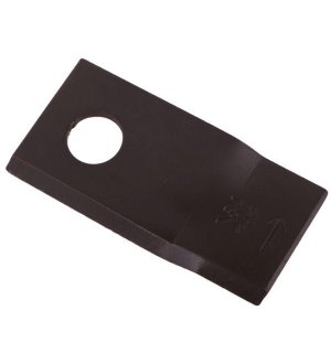 Nóż. nożyk kosiarka lewy 100x48x3mm otwór 19 zastosowanie 9041787 9527290 Claas WARYŃSKI ( sprzedawane po 25 )