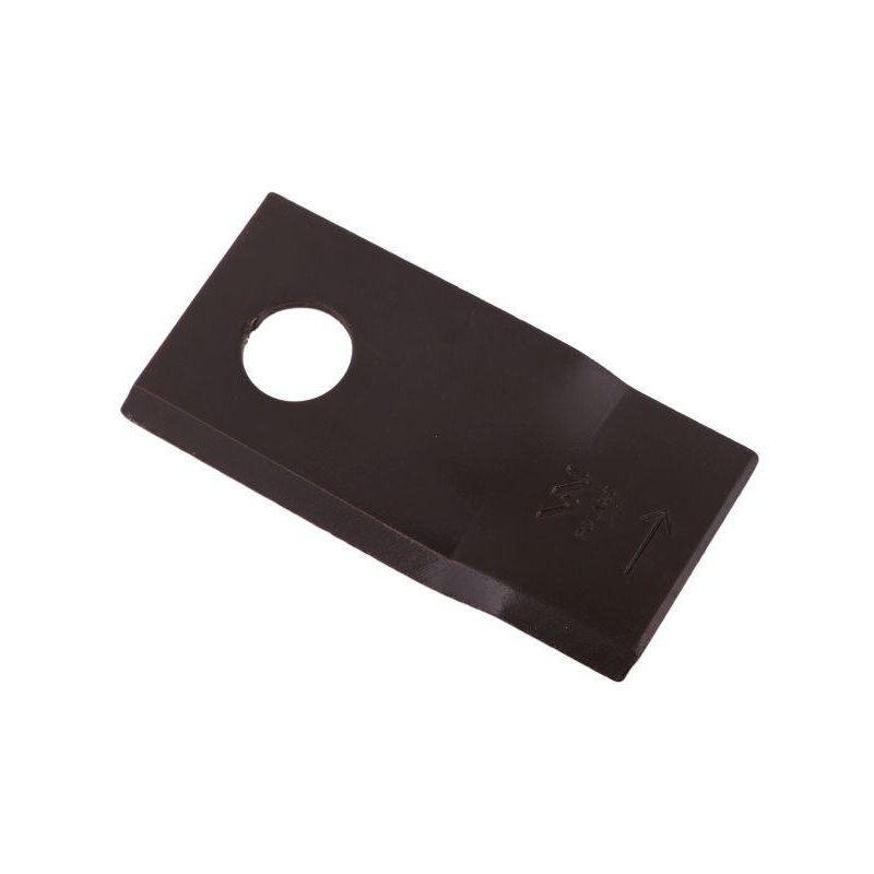 Nóż. nożyk kosiarka lewy 100x48x3mm otwór 19 zastosowanie 9041787 9527290 Claas WARYŃSKI ( sprzedawane po 25 )