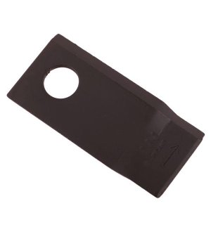 Nóż. nożyk kosiarka lewy 102x48x4mm otwór 19 zastosowanie 570447 Niemeyer WARYŃSKI ( sprzedawane po 25 )