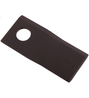 Nóż. nożyk kosiarka lewy 108x47x4mm otwór 19 zastosowanie 1434985 Pottinger WARYŃSKI ( sprzedawane po 25 )