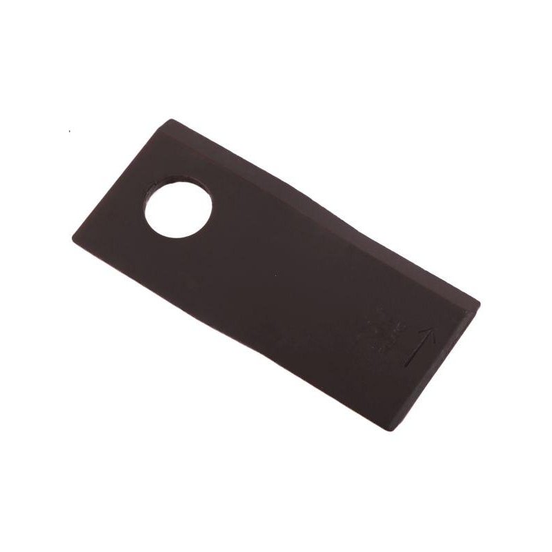 Nóż. nożyk kosiarka lewy 108x47x4mm otwór 19 zastosowanie 1434985 Pottinger WARYŃSKI ( sprzedawane po 25 )