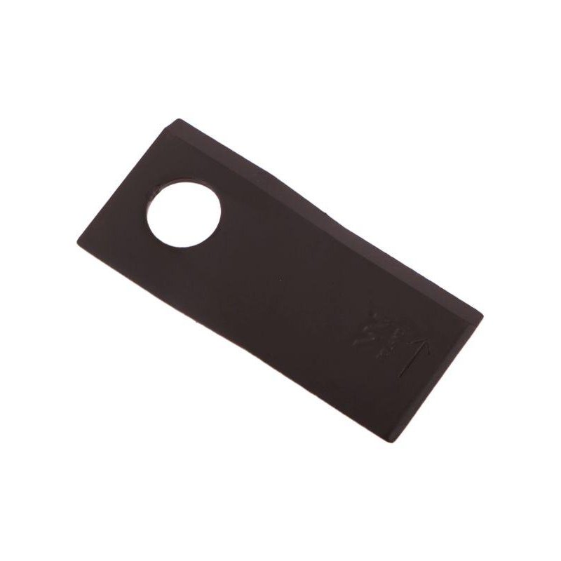 Nóż. nożyk kosiarka lewy 108x48x4mm otwór 21 zastosowanie 434971 Pottinger WARYŃSKI ( sprzedawane po 25 )