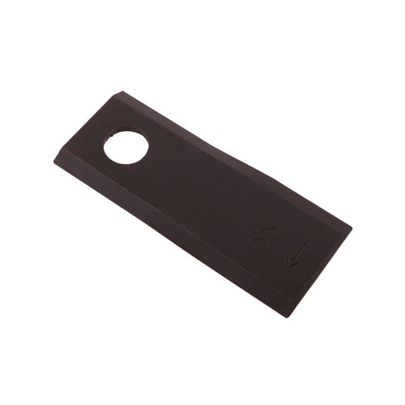 Nóż. nożyk kosiarka prawy 115x45x4mm otwór 18.25 zastosowanie 55906100 CC23500 Kuhn WARYŃSKI ( sprzedawane po 25 )