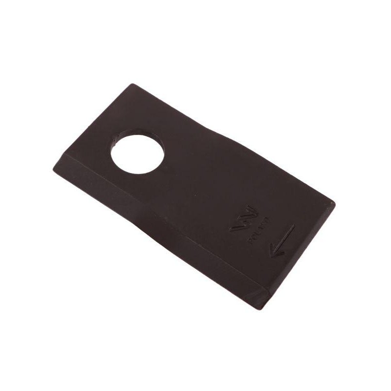 Nóż. nożyk kosiarka prawy 90x48x4mm otwór 19 zastosowanie 1448261 Krone WARYŃSKI ( sprzedawane po 25 )